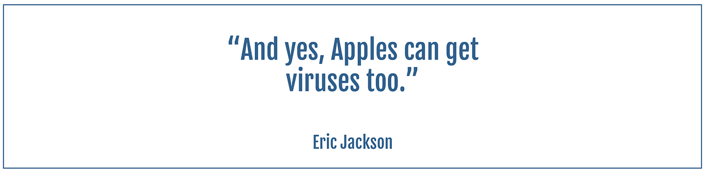 apples get viruses 